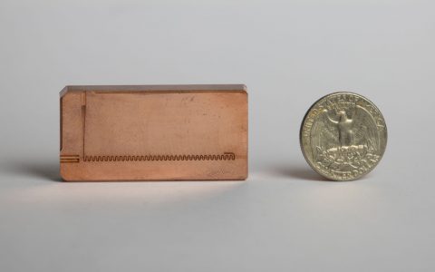 Feinmechanik, micro milling, copper, quarter
